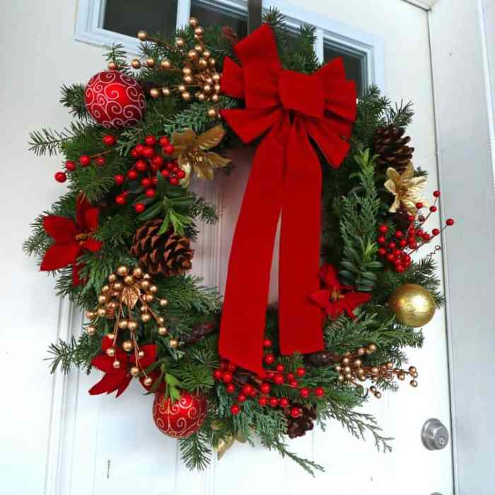 Christmas wreath decor ideas