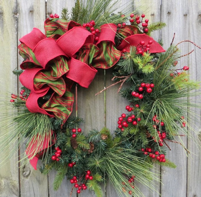 Christmas wreath decor ideas