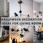 Halloween living room decor