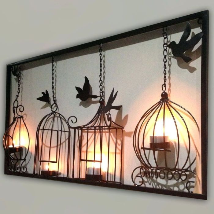 Outdoor iron wall decor