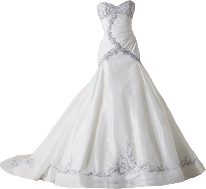 See through bodice wedding dress