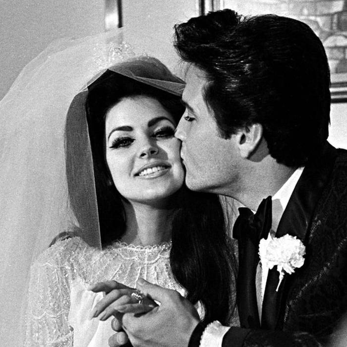 Presley priscilla wedding dresses elvis lana beaulieu looks rey del dress early 60s celeb her 1967 like young lisa marie