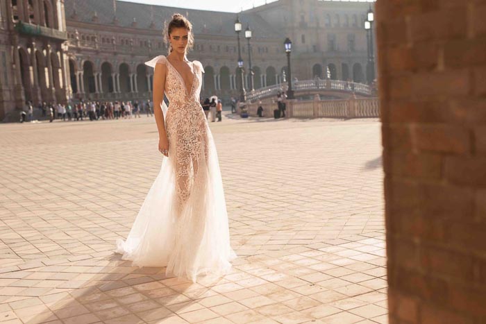 See-through wedding dress trend