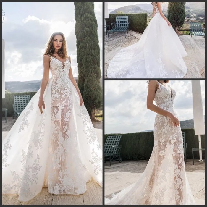 See-through wedding dress trend