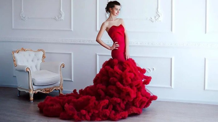 Red dresses for weddings