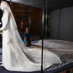 Royal wedding dress display