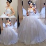 Rhinestone ball gown wedding dresses